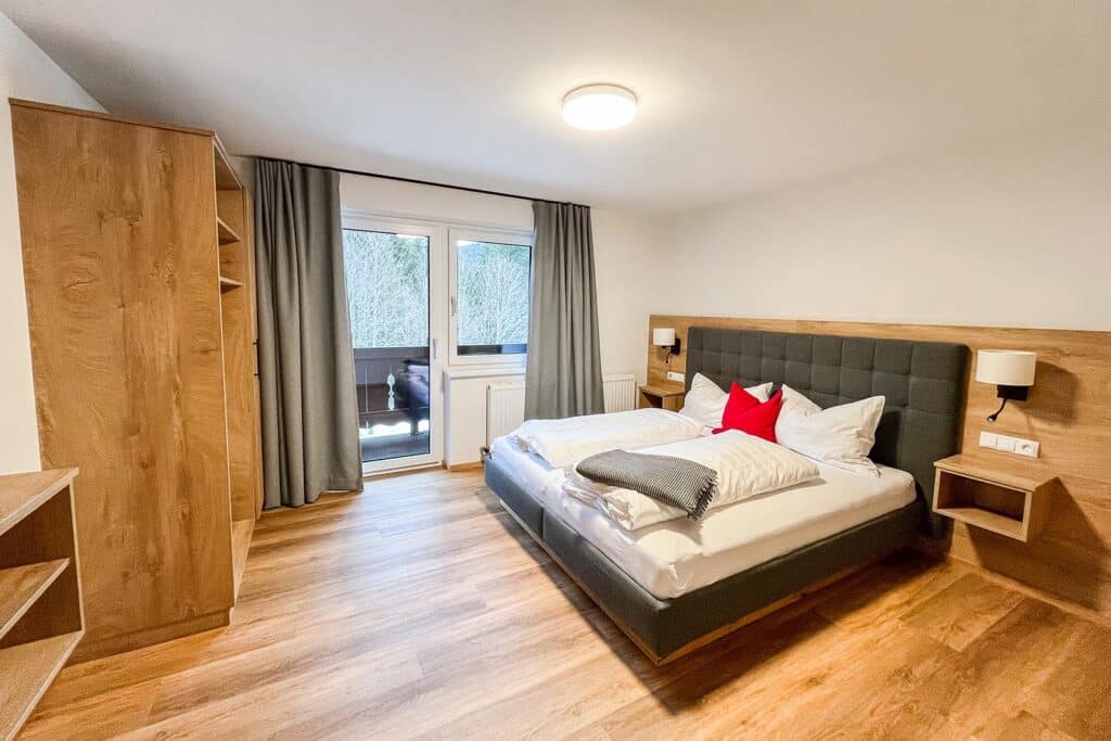 Schlafzimmer - Appartement mit Frühstück in Filzmoos - Bauernhofurlaub Mittersteghof